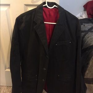 Express men’s large cotton blazer